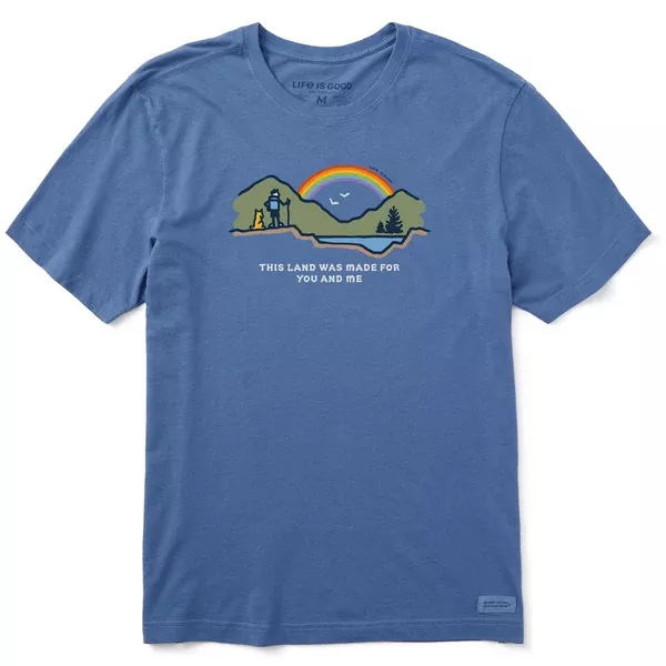 Men's This Land Was Made For You and Me Short Sleeve Tee